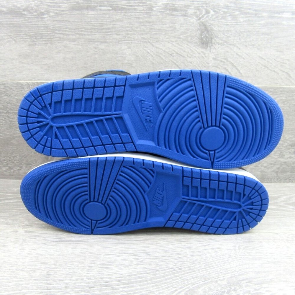 Air Jordan 1 Mid  Sneakers Mens Size 13 Royal Blue Black White NEW - Picture 12 of 15
